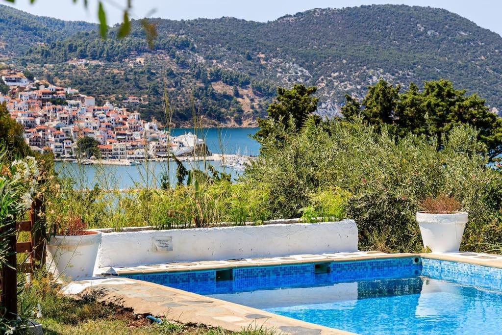Villa Rodia With Swimming Pool On Skopelos Island 외부 사진