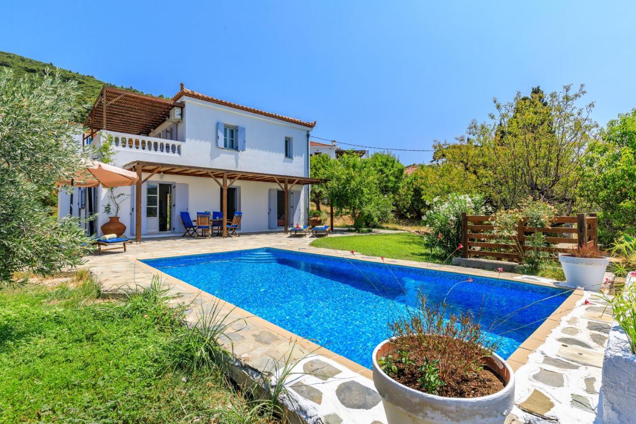 Villa Rodia With Swimming Pool On Skopelos Island 외부 사진